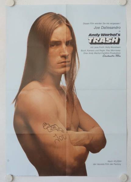 Andy Warhols Trash original release german movie poster